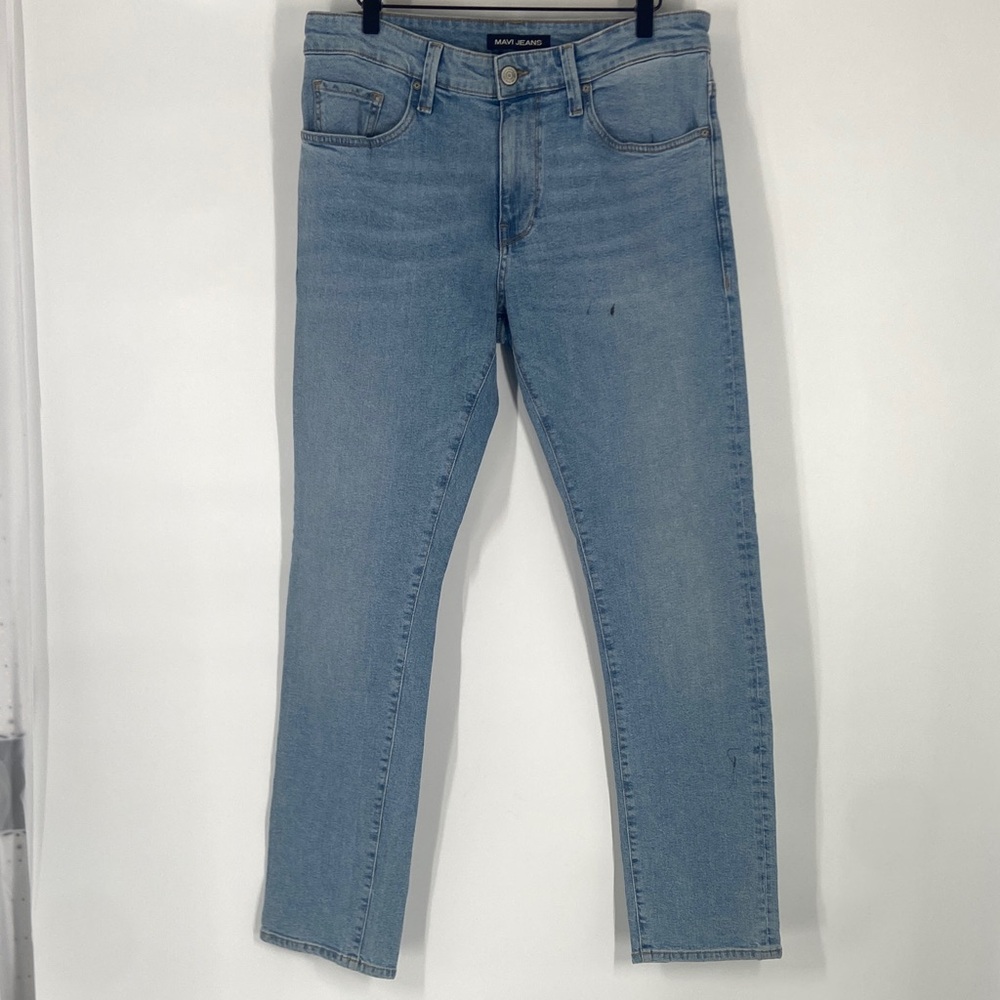 Mavi Blue Straight Pants Jeans Size 32 Gently Used Stained